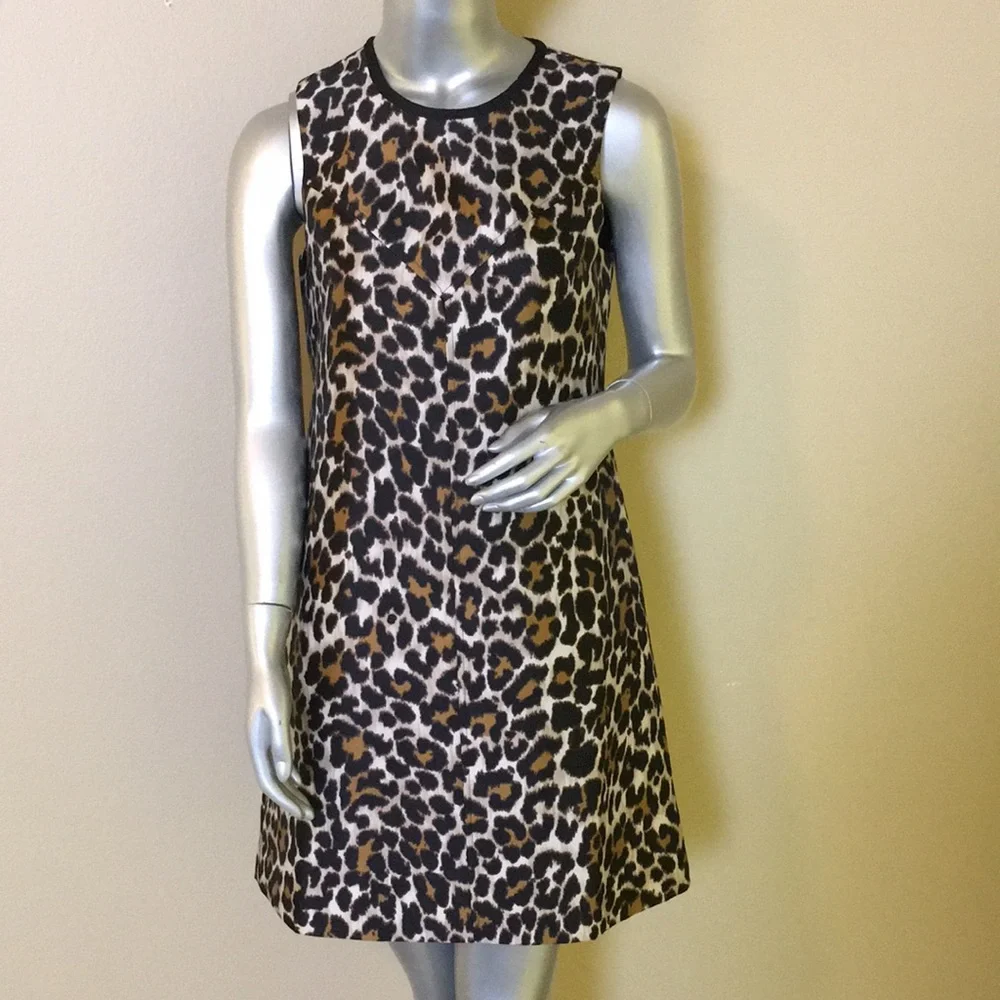 J. Crew Leopard Shift Dress